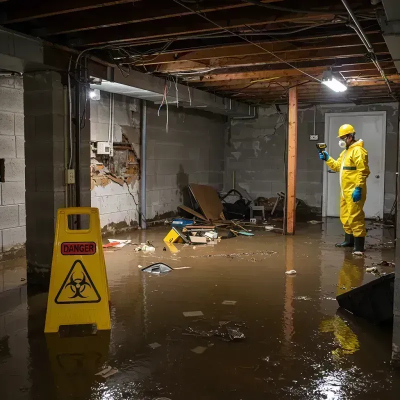 Flooded Basement Electrical Hazard in Clay, CA Property